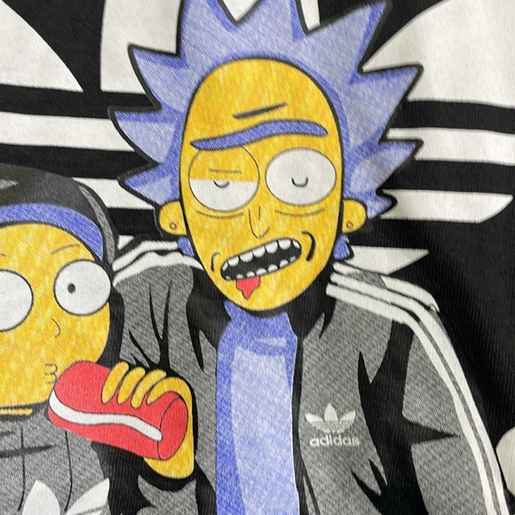Rick & Morty Adidas Tee 🔥 - Picture 4 of 6